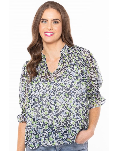 Celeste V Neck Top