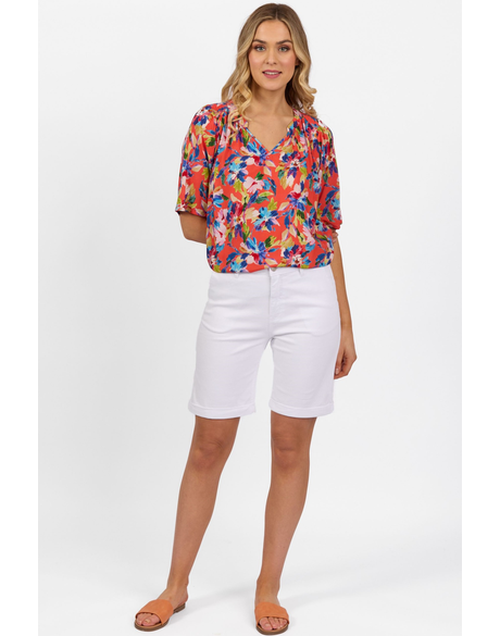 Slim Leg Above Knee Short 