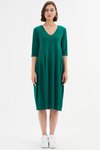 V Neck Diagonal Seam Dress