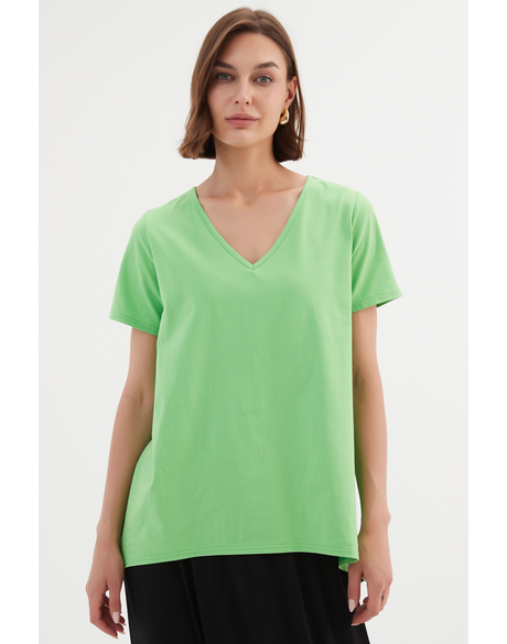 V Neck Swing Tee