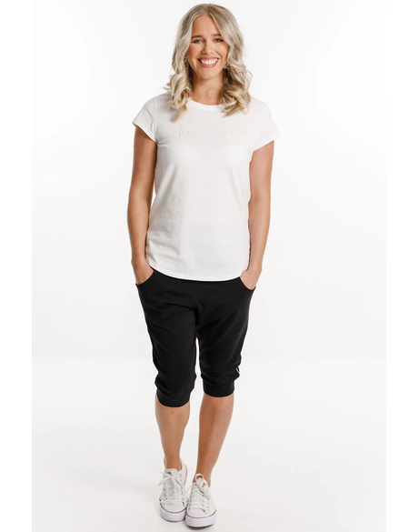 3/4 Apartment Pant (Black/White X)