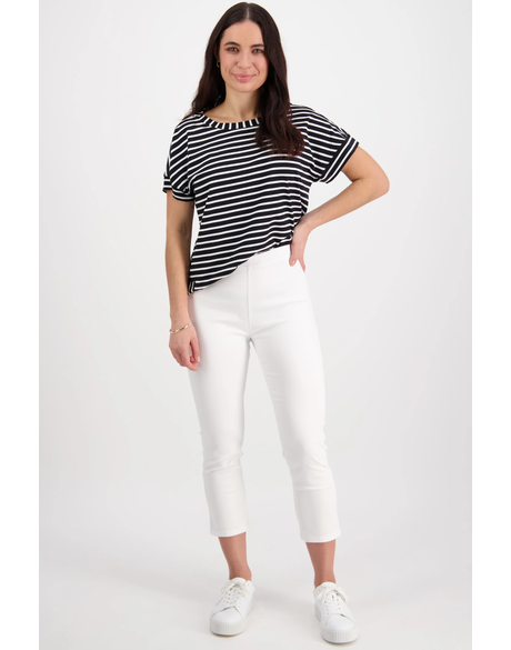 7/8 Skiny Leg Pull On Pant