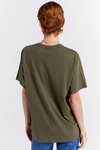 Embroidered Runaway Girl Classic Organic Cotton T-Shirt