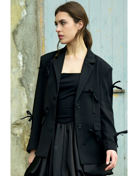 Say It Isn't Bow Blazer