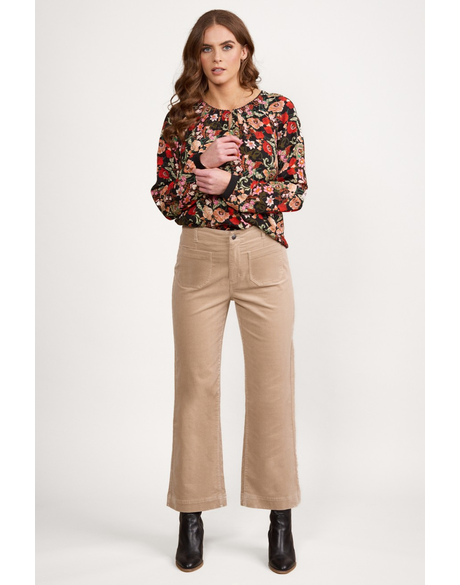 Wide Leg Ankle Grazer Pant