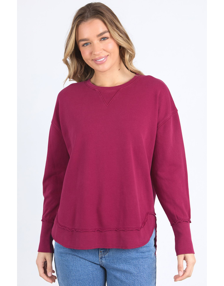 Delilah Crew (Beetroot Red)