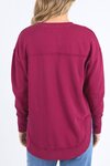 Delilah Crew (Beetroot Red)