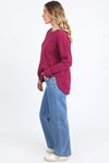 Delilah Crew (Beetroot Red)