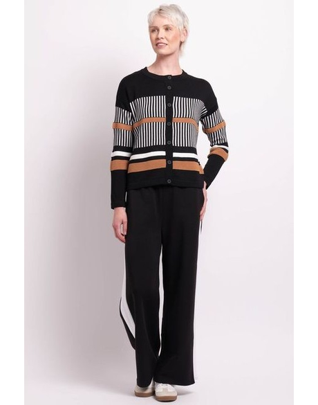 Mix Stripe Cardigan