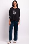  Batwing, Up Down Hem Top