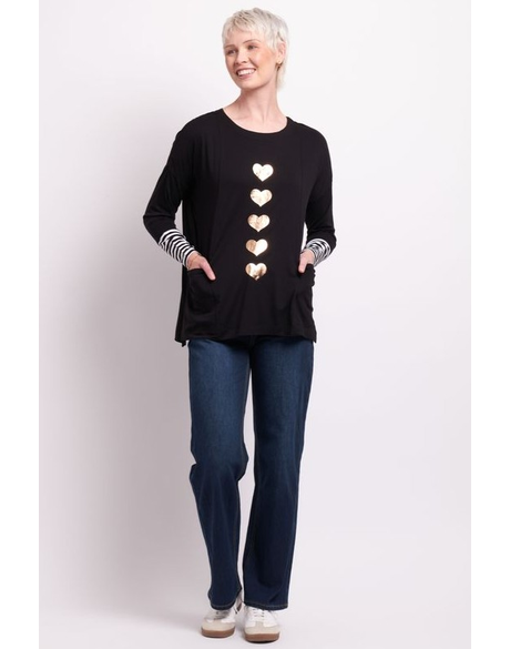  Blocked Stripe Top