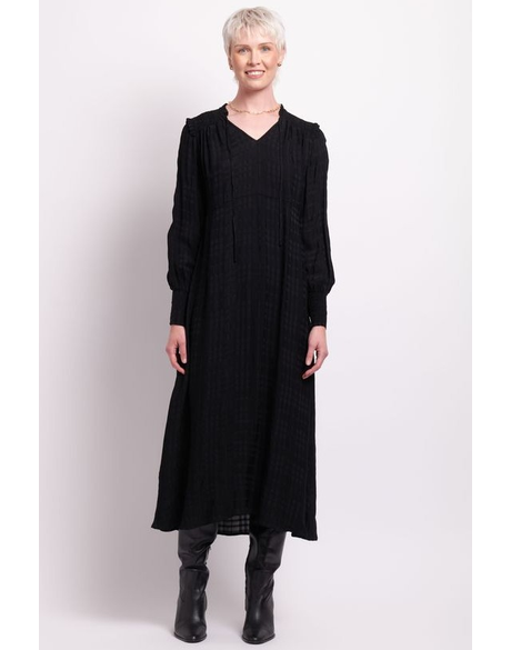Shirred Shoulder Dress