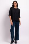 Gathered Scoop Hem Top