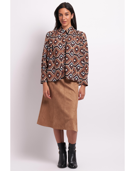 Button Detail Blouse 