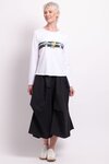 Contrast Pull On Skirt