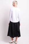 Contrast Pull On Skirt