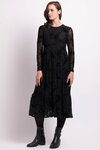 Long Sleeve, Tiered Hem Dress 