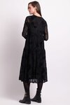 Long Sleeve, Tiered Hem Dress 