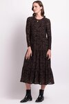 Long Sleeve, Tiered Hem Dress 