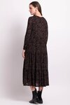 Long Sleeve, Tiered Hem Dress 