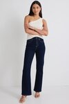 Farah Indigo High Rise Soft Flare Jean