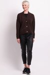 Panel Lines Coated Trousers 