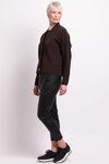 Panel Lines Coated Trousers 
