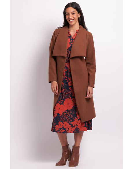 Tie Detail Coat