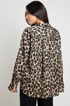 Felix Animal Satin Oversized Shirt