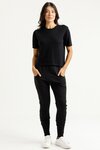 Apartment Pants (Black w Orchid X)