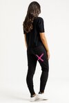 Apartment Pants (Black w Orchid X)