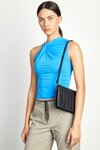Tilly Big Sis Crossbody Bag (Black Chevron)