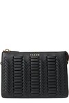Tilly Big Sis Crossbody Bag (Black Chevron)