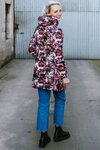 Arnie Reversible Coat (Cypress/Purple Fleur)