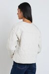 Apex Putty Collarless Puffer Jacket