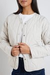Apex Putty Collarless Puffer Jacket