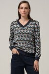 Facet V Neck Top