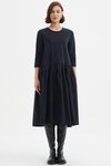 Drop Waist Combi Dress