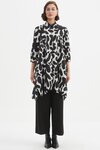 Handkerchief Hem Print Shirt 