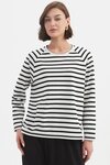 Stripe Long Sleeve Weekend TShirt